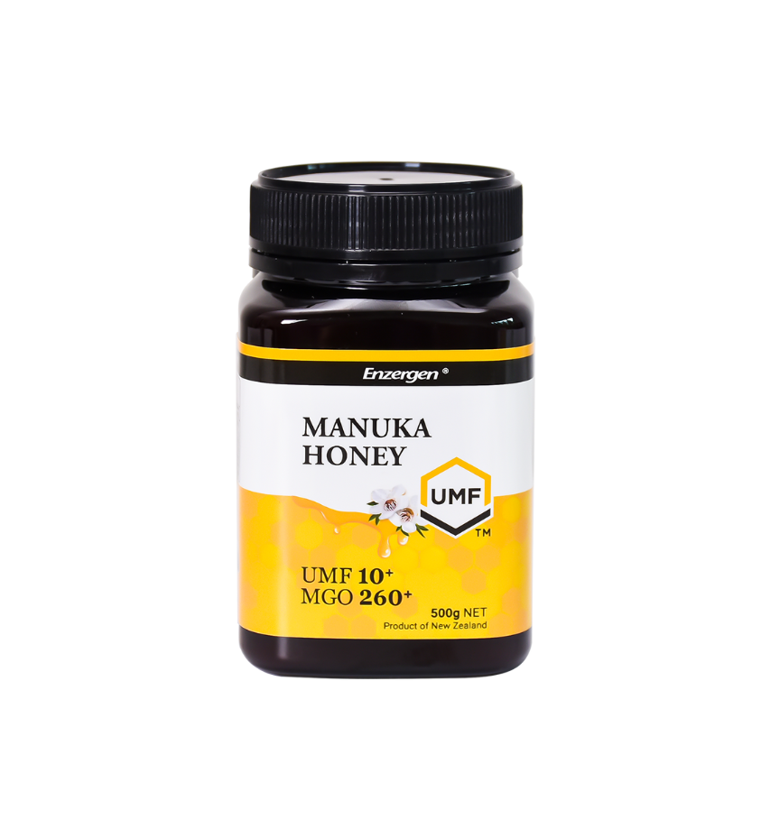 Product image of Manuka Honey UMF® 10+ from KiwiCorp – certified antibacterial honey for daily immune support.
