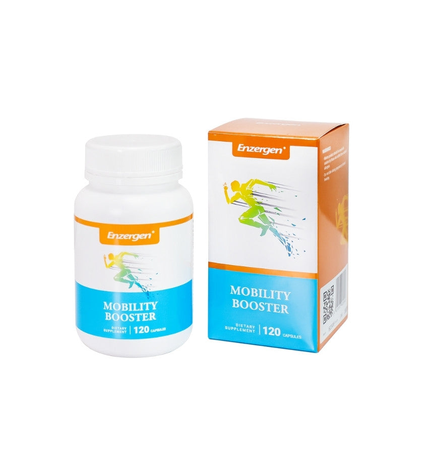 Product image of Mobility Booster from KiwiCorp – joint care supplement for flexibility and comfort.