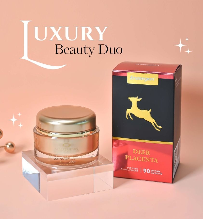 Product image of Luxury Beauty Duo from KiwiCorp – premium anti-aging set for skin hydration and radiance.