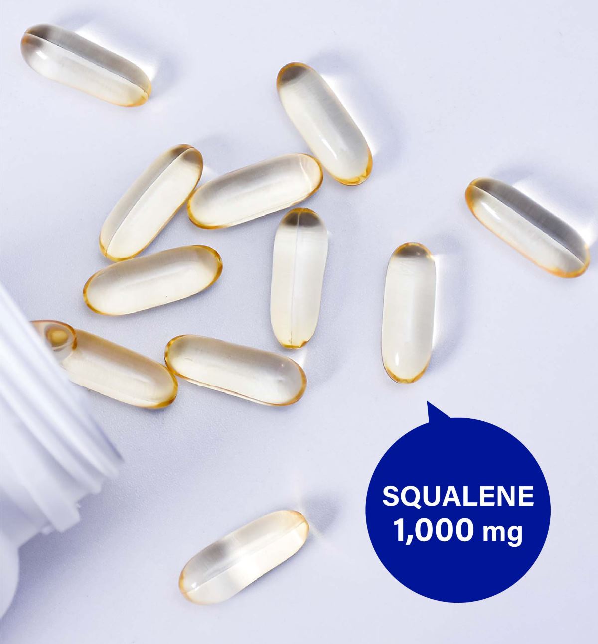 Squalene deep sea shark liver oil for immune and skin health