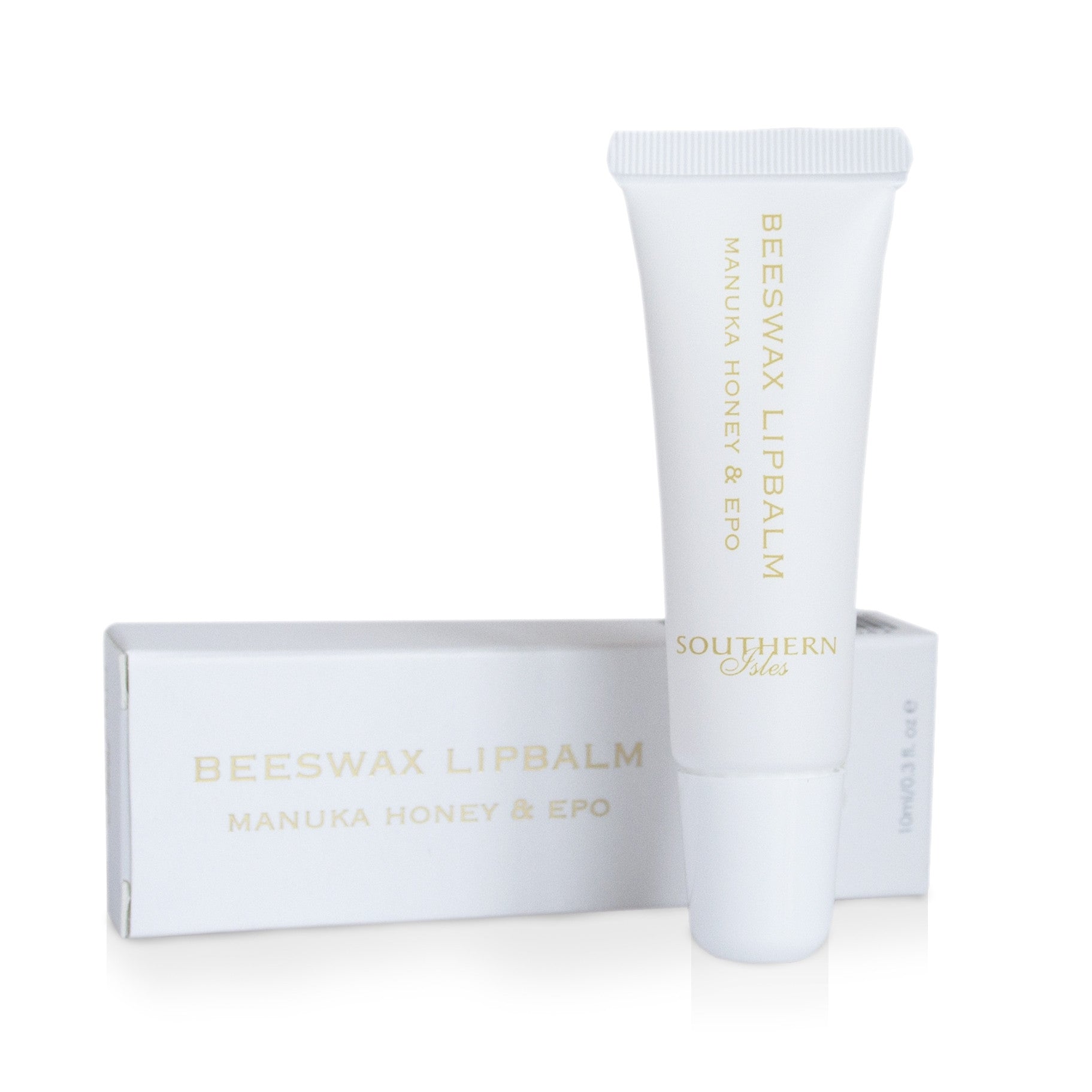 Product image of Manuka Honey and Beeswax Lip Balm from KiwiCorp – natural lip care for moisture and protection.