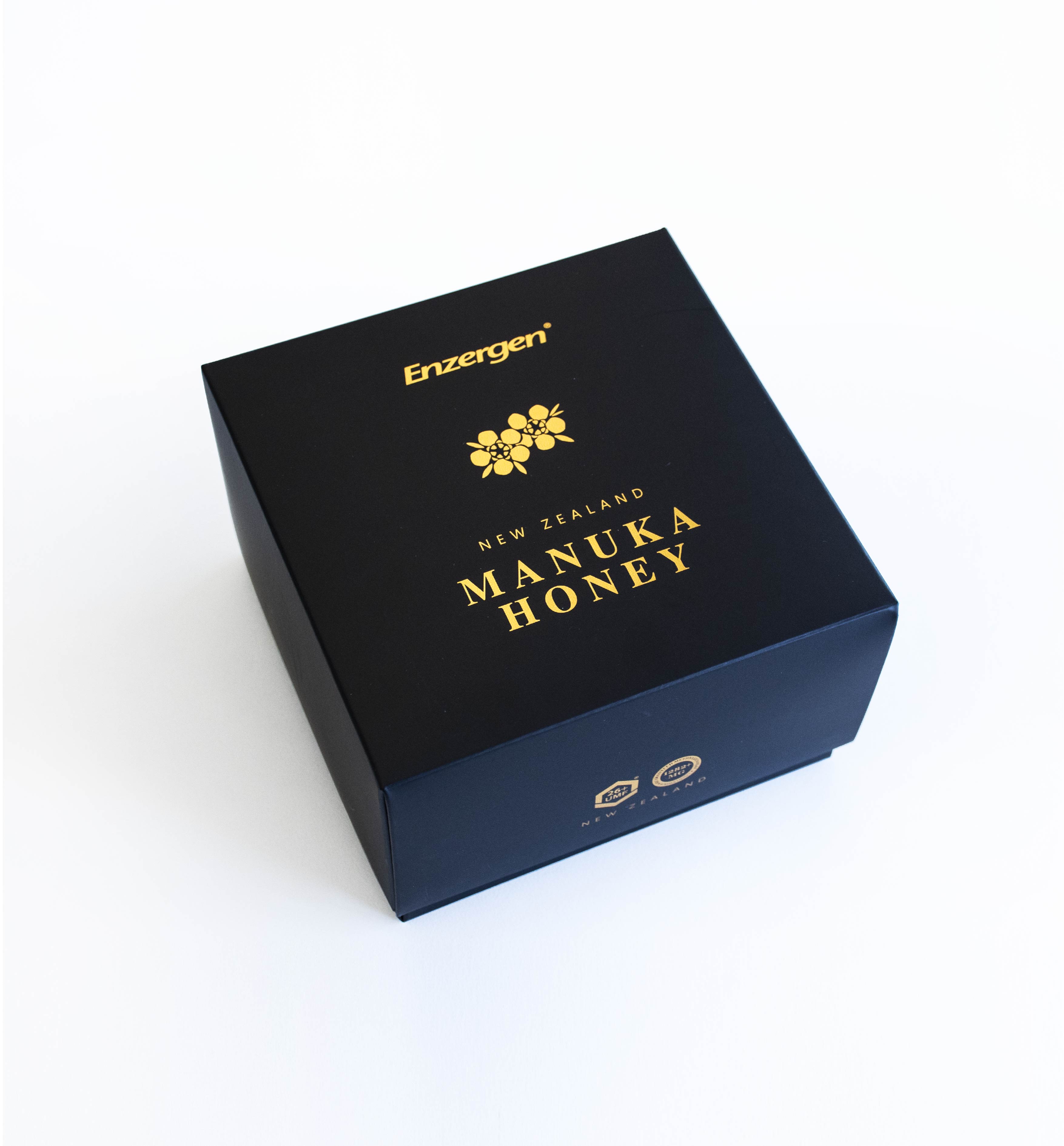 Product image of Manuka Honey UMF® 26+ from KiwiCorp – ultra-potent New Zealand honey for immune health.