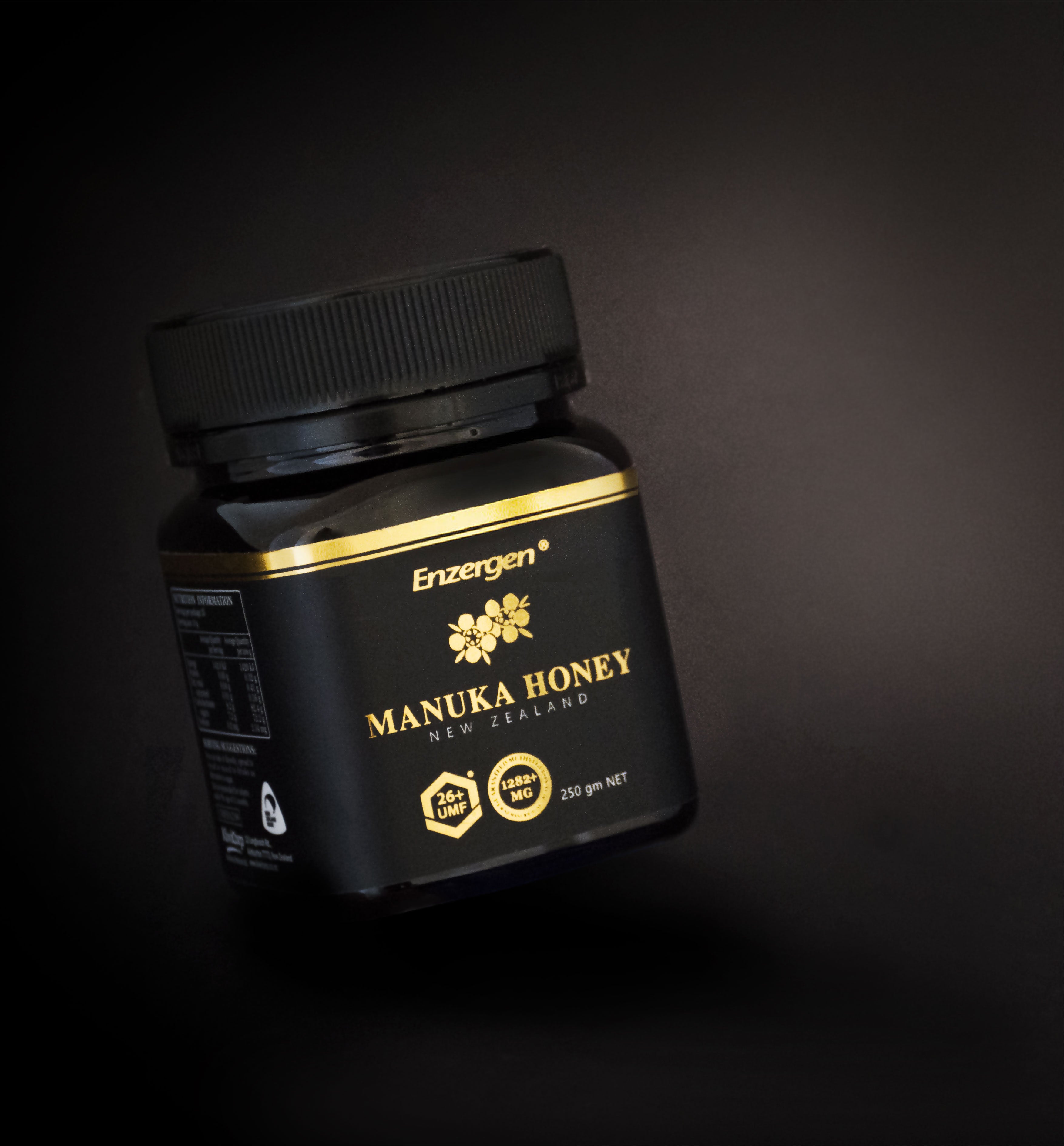 Product image of Manuka Honey UMF® 26+ from KiwiCorp – ultra-potent New Zealand honey for immune health.