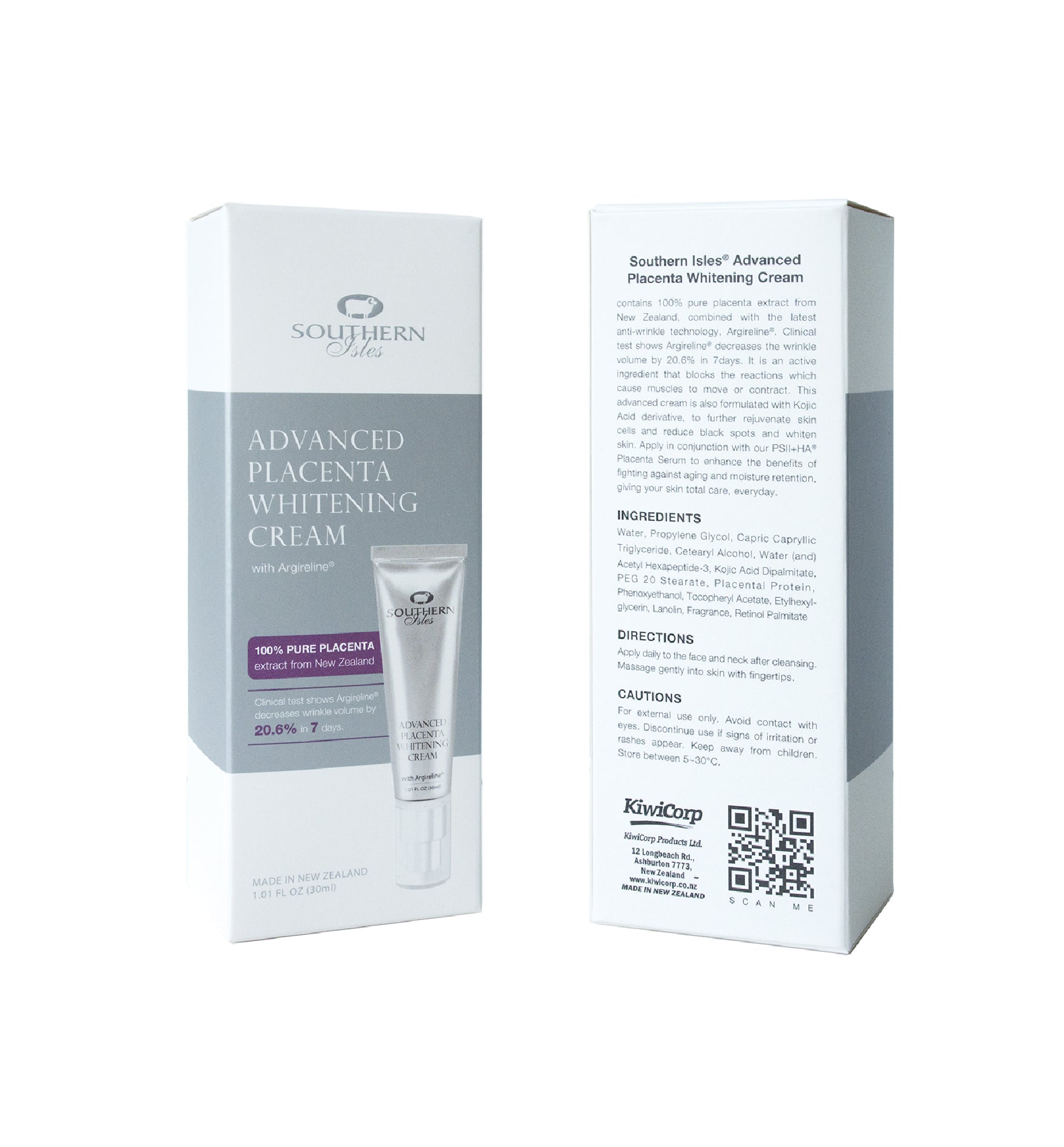 Advanced Placenta Whitening Cream - Kiwicorp New Zealand