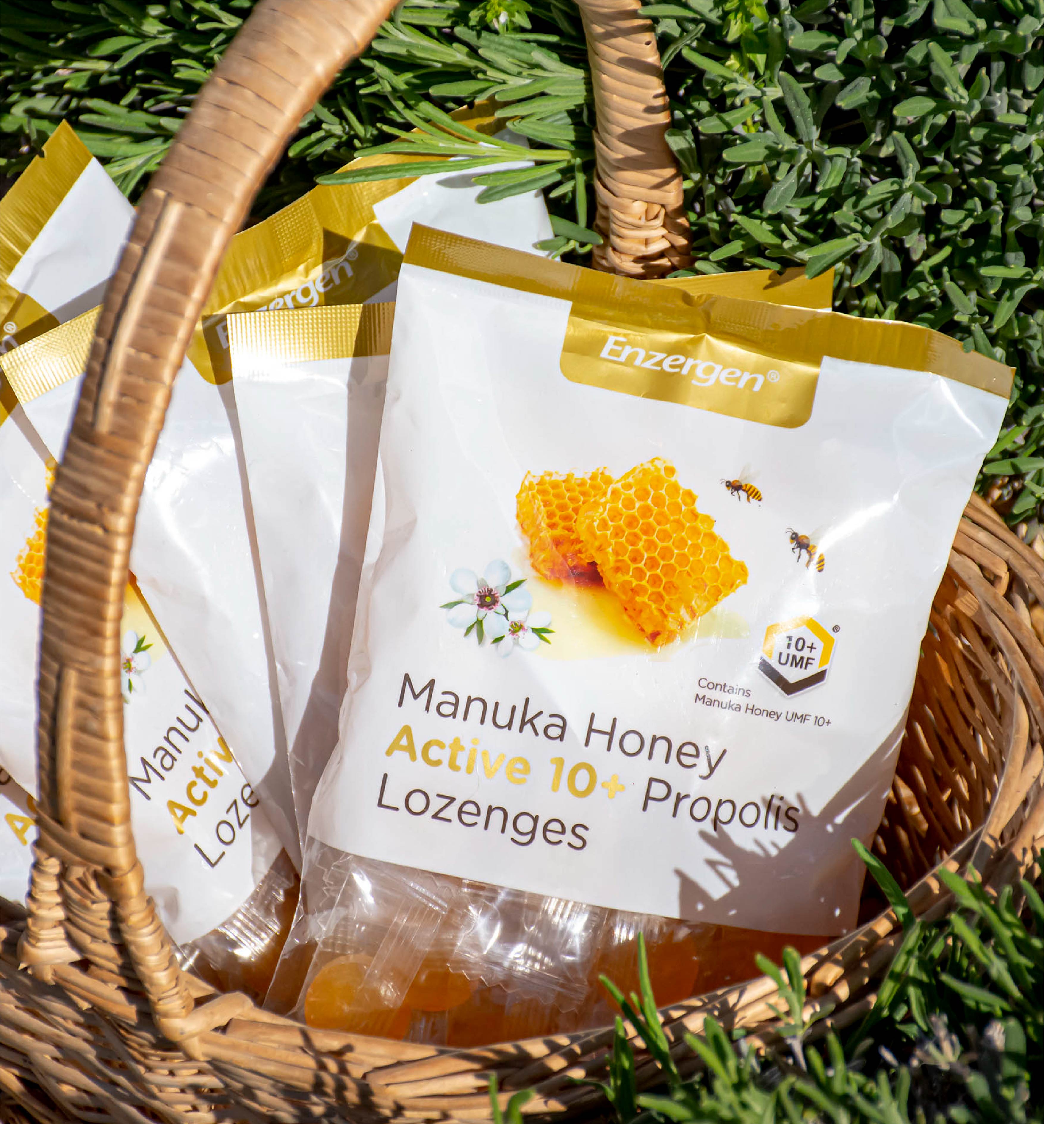 Manuka Honey Active 10+ Propolis Lozenges - KiwiCorp