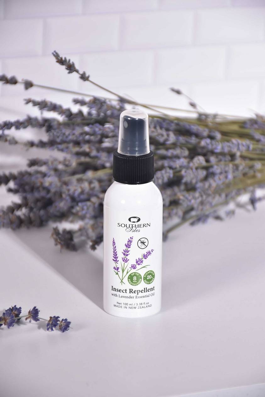 Product image of Insect Repellent with Lavender Oil from KiwiCorp – effective and gentle outdoor skin protection.