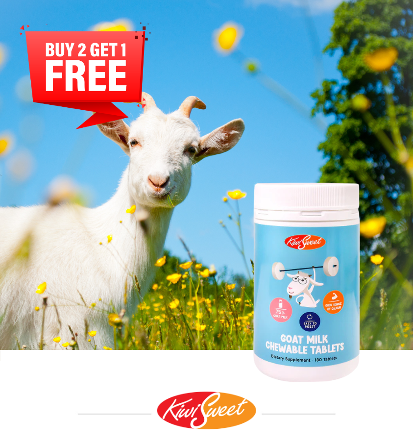 Goat Milk Chewable Tablets 180 tabs