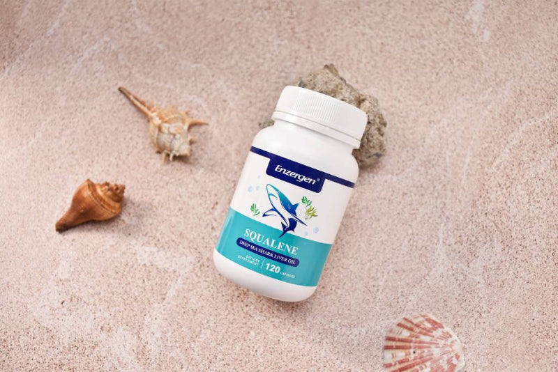 Squalene deep sea shark liver oil for immune and skin health