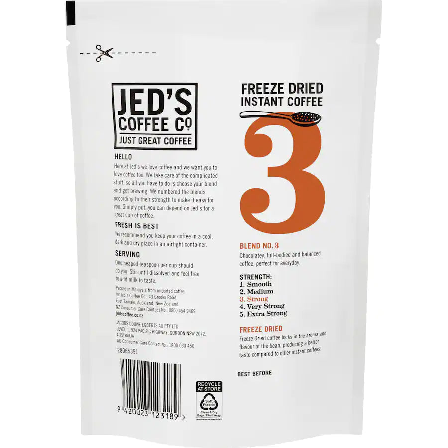 Jed's Instant Freeze Dried Coffee
