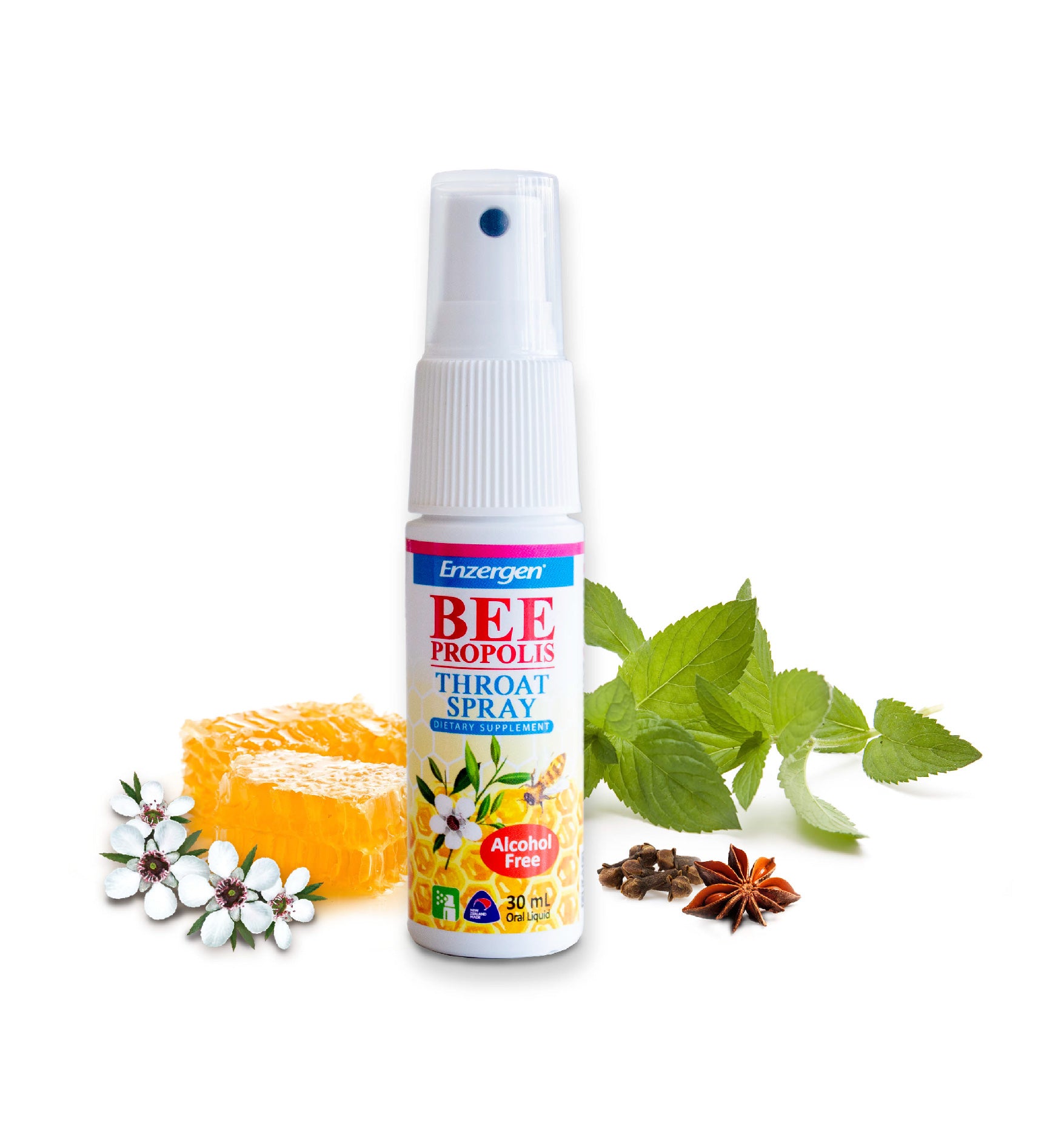 Bee Propolis Extract & Throat Spray (Alcohol Free) - KiwiCorp New Zealand